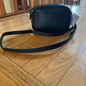 Black Non-Leather Cross-body Handbag
